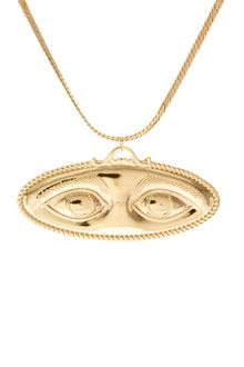 Asos Carnival Mask Pendant Necklace - Lyst