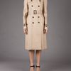 Burberry Double Breasted Trench Coat in Beige (nude) - Lyst