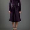 Burberry Prorsum Woven Collar Trench Coat in Purple - Lyst