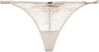 Calvin Klein Black Lace Thong - Lyst