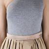 Carven Asymmetrical Dress in Gray (grey) - Lyst