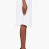 Chloé Milk White Pleated Silk Skirt in White - Lyst