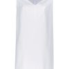 Christopher Kane Simple V Crepe Dress in White - Lyst