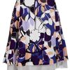 Diane Von Furstenberg Floral Full Skirt in Blue (floral) - Lyst