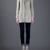 Dolce & Gabbana Lace Detail Jacket in Beige - Lyst
