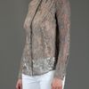Dolce & Gabbana Floral Lace Shirt in Beige (floral) - Lyst