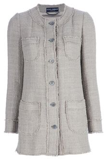 Dolce & Gabbana Tweed Jacket - Lyst