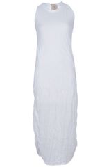 Draw In Light Crinkle Effect Dress