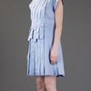 Fendi Pleated Dress in Blue - Lyst