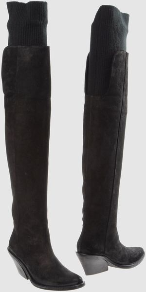 Givenchy Highheeled Boots in Black - Lyst