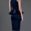 Givenchy Peplum Dress in Black (blue) - Lyst