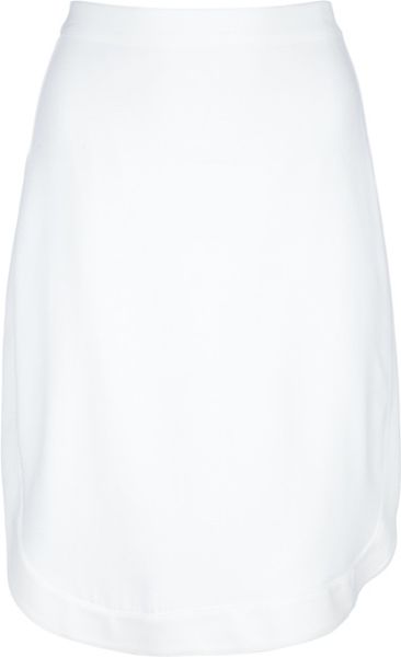 Givenchy Gonna Cadi Skirt in White - Lyst