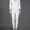 Givenchy Peplum Jacket in White - Lyst