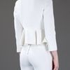 Givenchy Peplum Jacket in White - Lyst