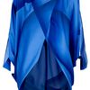 Issey Miyake Loose Blouse in Blue - Lyst