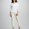 J Brand Luxe Twill Slim Pants  in Yellow (lemon) - Lyst