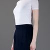 Jil Sander High Waisted Pencil Skirt in Blue - Lyst