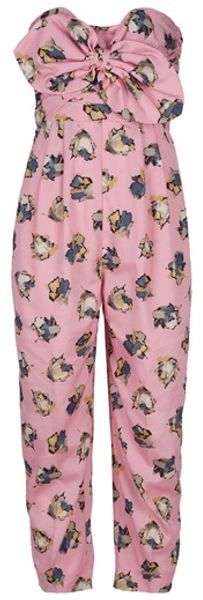 Karen Walker Knotted Jumpsuit - Lyst