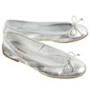 Koko Koko Soft Leather Ballet Shoes in Silver - Lyst