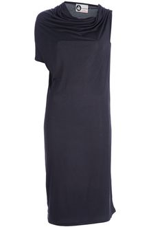 Lanvin Draped Dress - Lyst