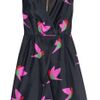 Marc By Marc Jacobs Night Bird Silktaffeta Dress in Multicolor (navy) - Lyst