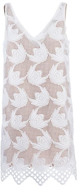 Marni Embroidered Sleeveless Dress - Lyst
