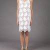 Marni Embroidered Sleeveless Dress in White - Lyst