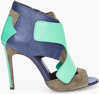 Neil Barrett  Patchwork Heels - Lyst