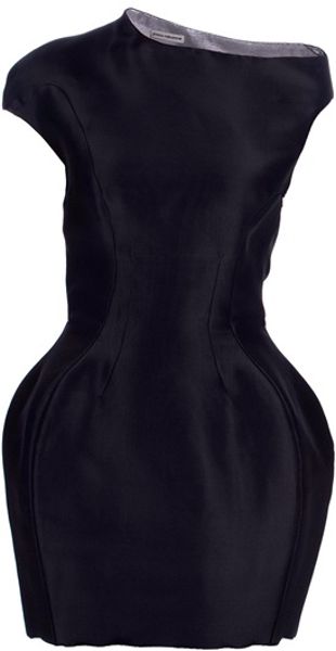 Paco Rabanne Karen Mini Dress in Black - Lyst