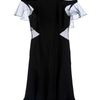 Prabal Gurung Cut Out Dress in Black - Lyst