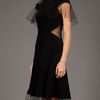Prabal Gurung Cut Out Dress in Black - Lyst