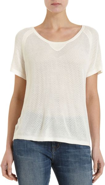 Rag & Bone Beach Tee in Beige - Lyst