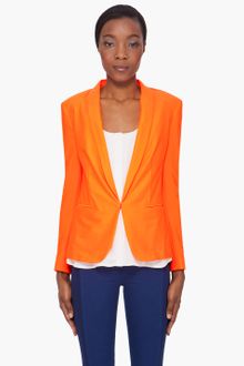 Rag & Bone Neon Orange Tuxedo Blazer - Lyst