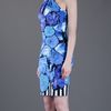 Roberto Cavalli Floral Dress in Blue (floral) - Lyst