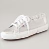 Superga Mesh Metallic Netu Sneakers in Silver - Lyst