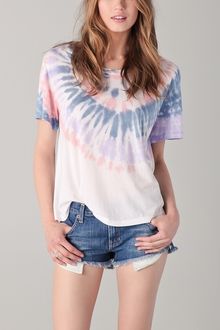 Textile Elizabeth And James Tie Dye Fairfax Tee - Lyst