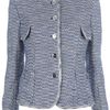 Theyskens' Theory Jezi Collarless Jacket in Blue - Lyst