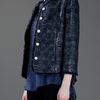 Theyskens' Theory Tweed Jacket in Blue - Lyst