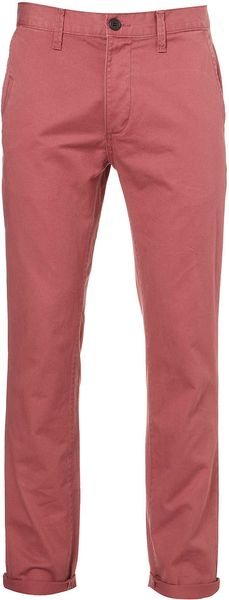 Topman Washed Pink Skinny Chinos in Pink for Men - Lyst