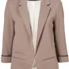 Topshop Ponte Boyfriend Blazer in Purple (mushroom) - Lyst