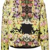 Topshop Intricate Mirror Floral Bomber Jacket in Yellow - Lyst