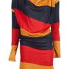 Vivienne Westwood Anglomania Draped Colorblock Dress in Red - Lyst