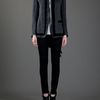 Yohji Yamamoto Waterfall Back Jacket in Gray (grey) - Lyst