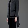 Yohji Yamamoto Waterfall Back Jacket in Gray (grey) - Lyst