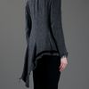 Yohji Yamamoto Waterfall Back Jacket in Gray (grey) - Lyst