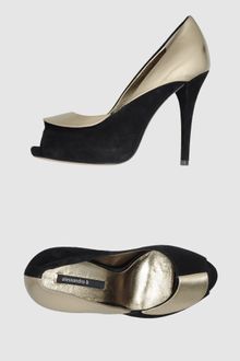 Alessandro B Pumps with Open Toe - Lyst