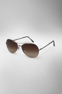 Burberry Halfframe Aviators - Lyst