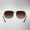 Burberry Square Frame Aviators in Gold for Men (pale gold) - Lyst