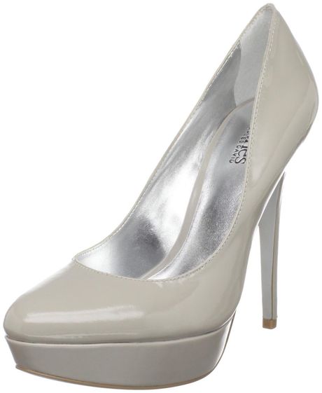 Charles By Charles David Pure Platform Pump in Gray (light grey) - Lyst