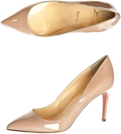 Christian Louboutin Pigalle 85mm Shoes in Beige (nude) - Lyst